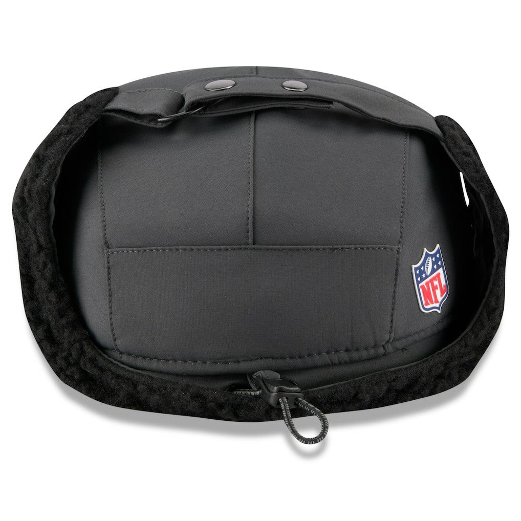 New Orleans Saints New Era 2025 Sideline Cold Weather Runner Dog Ear Adjustable Hat Charcoal | NFL