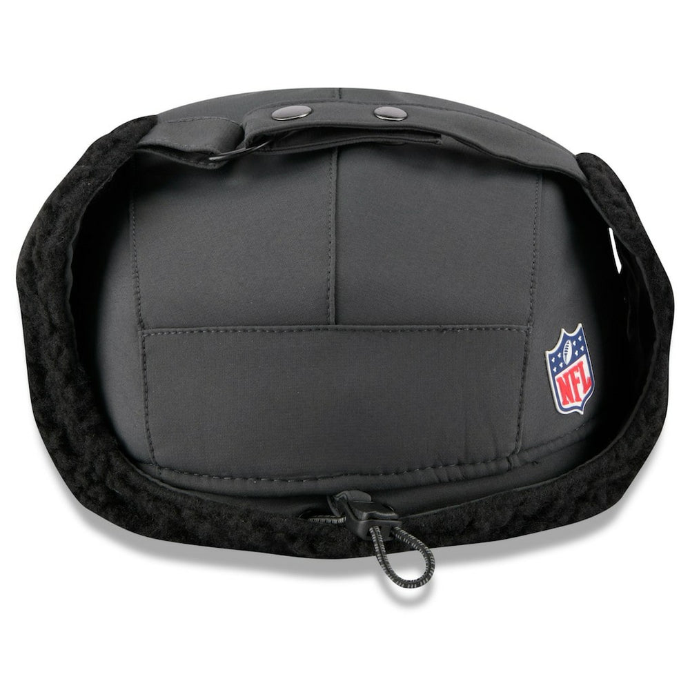 New Orleans Saints New Era 2025 Sideline Cold Weather Runner Dog Ear Adjustable Hat Charcoal | NFL
