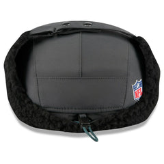 Philadelphia Eagles New Era 2025 Sideline Cold Weather Runner Dog Ear Adjustable Hat Charcoal | NFL