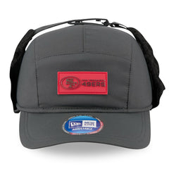 San Francisco 49ers New Era 2025 Sideline Cold Weather Runner Dog Ear Adjustable Hat Charcoal | NFL
