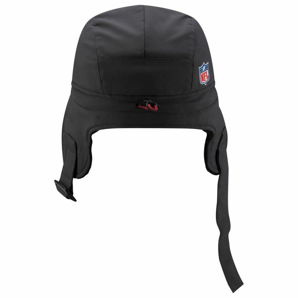 Tampa Bay Buccaneers New Era 2025 Sideline Cold Weather Runner Dog Ear Adjustable Hat Charcoal | NFL
