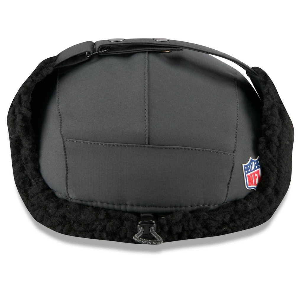 Atlanta Falcons New Era 2025 Sideline Cold Weather Runner Dog Ear Adjustable Hat Charcoal | NFL