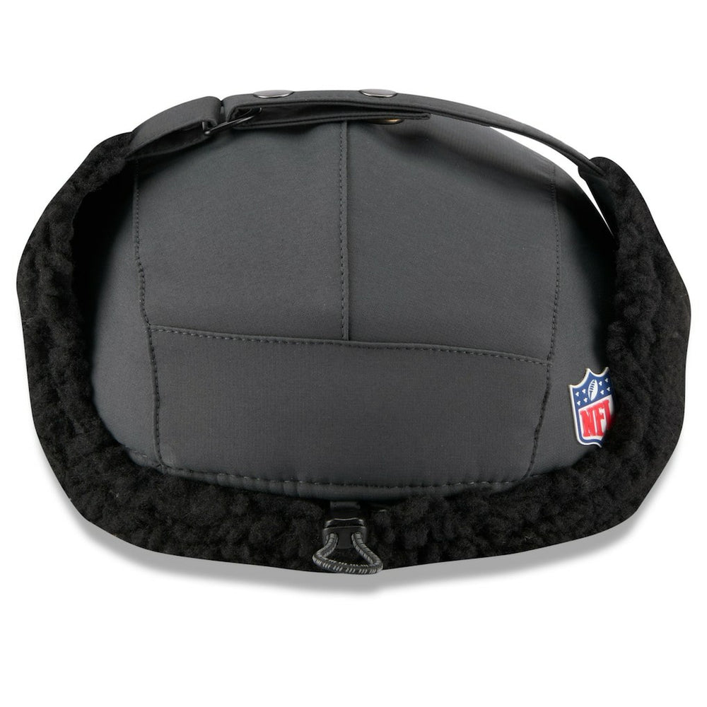 Atlanta Falcons New Era 2025 Sideline Cold Weather Runner Dog Ear Adjustable Hat Charcoal | NFL