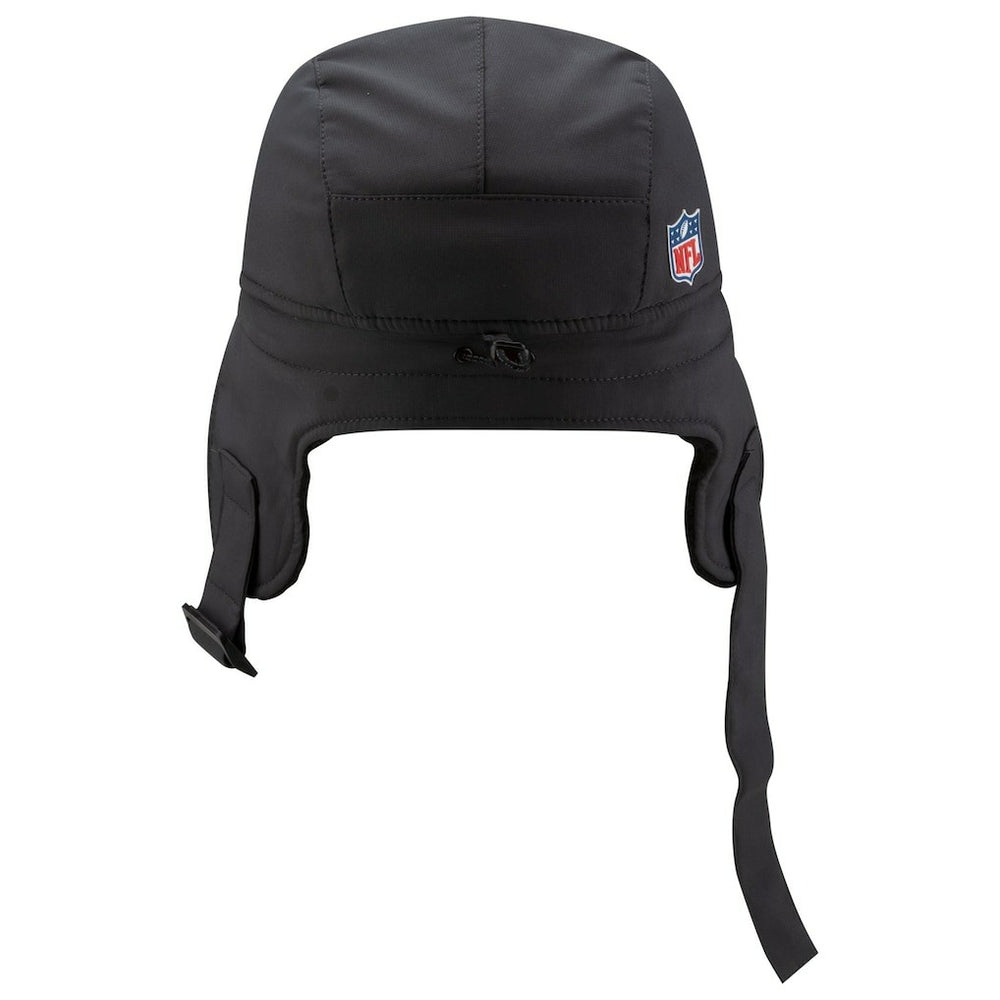 Atlanta Falcons New Era 2025 Sideline Cold Weather Runner Dog Ear Adjustable Hat Charcoal | NFL