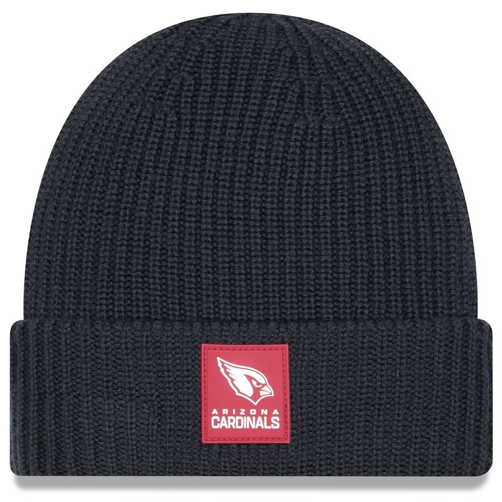 Arizona Cardinals New Era 2025 Sideline Cold Weather Cuffed Knit Hat Charcoal | NFL