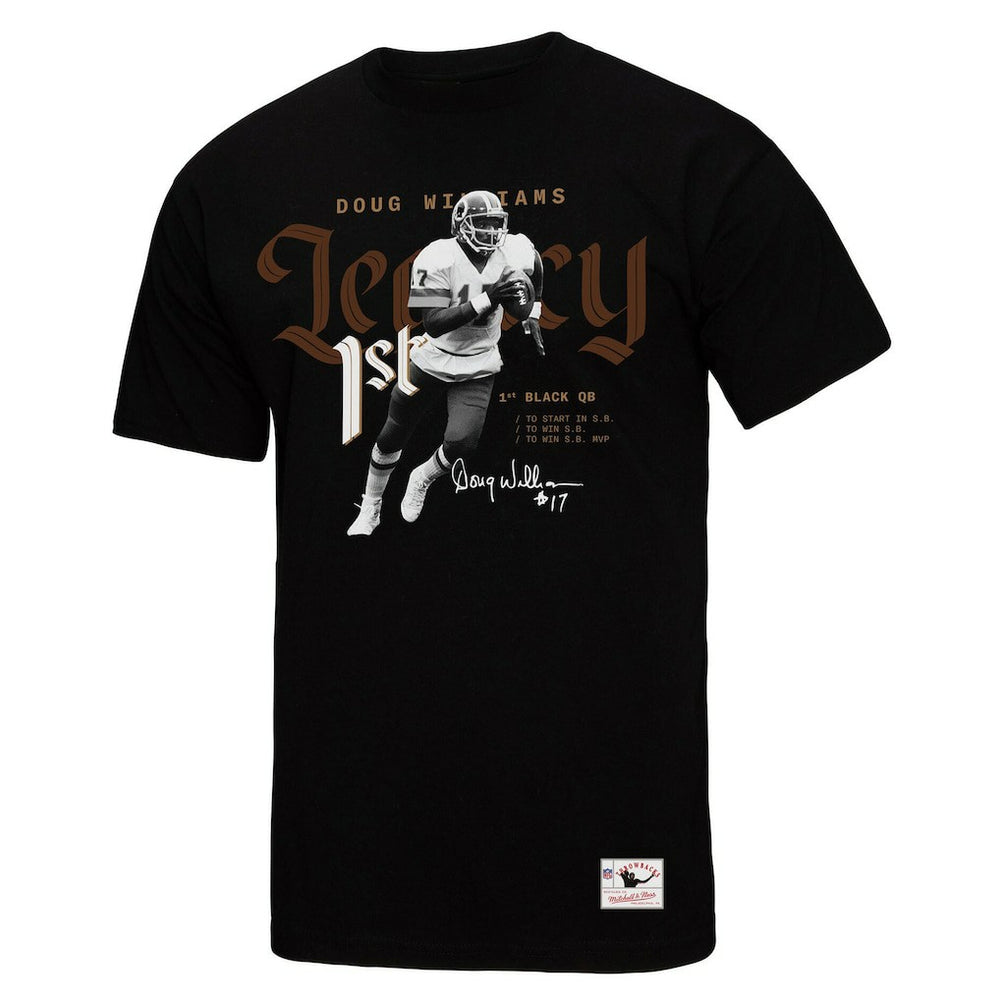 Doug Williams Washington Commanders Legacy Graphic T-Shirt Black | Mitchell & Ness