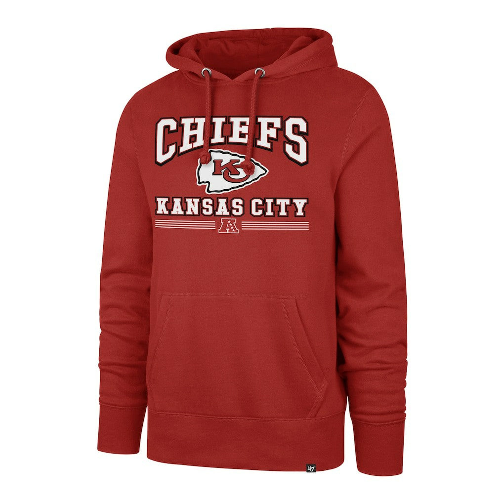 Kansas City Chiefs '47 Packed House Headline Pullover Hoodie Red | 47 brand