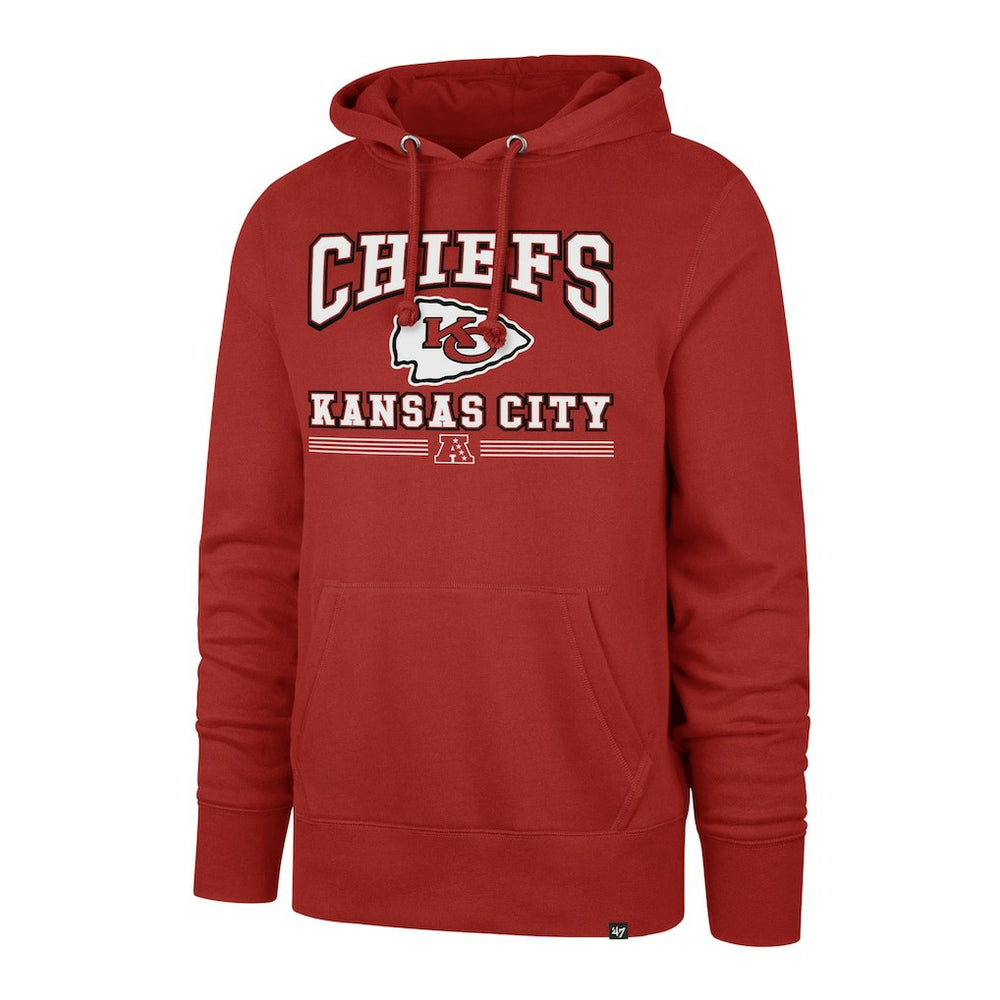 Kansas City Chiefs '47 Packed House Headline Pullover Hoodie Red | 47 brand