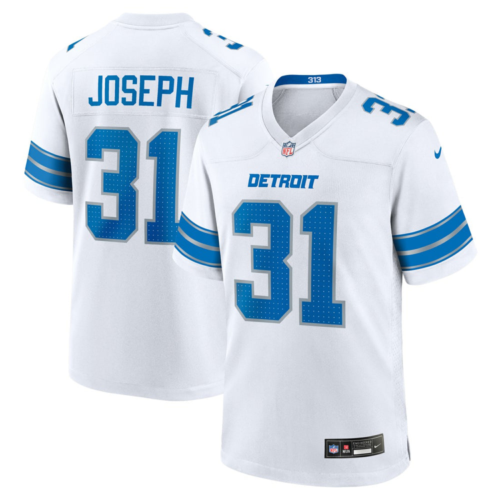 Kerby Joseph Detroit Lions Game Jersey White | Nike for Sale