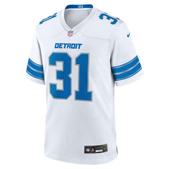 Kerby Joseph Detroit Lions Game Jersey White | Nike for Sale