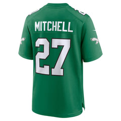 Quinyon Mitchell Philadelphia Eagles Alternate Game Jersey Kelly Green | Nike for Sale