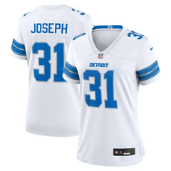 Kerby Joseph Detroit Lions Women's Game Jersey White | Nike for Sale