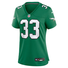 Cooper DeJean Philadelphia Eagles Women's Alternate Game Jersey Kelly Green | Nike for Sale