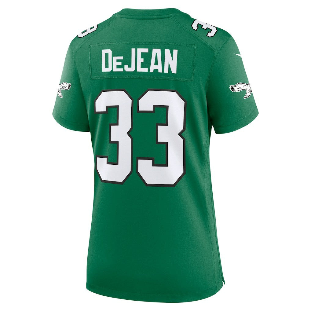 Cooper DeJean Philadelphia Eagles Women's Alternate Game Jersey Kelly Green | Nike for Sale