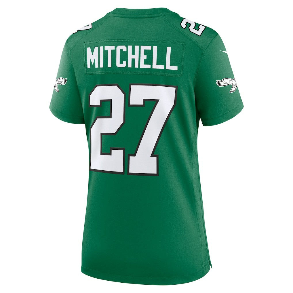 Quinyon Mitchell Philadelphia Eagles Women's Alternate Game Jersey Kelly Green | Nike for Sale
