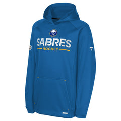 Buffalo Sabres Fanatics Youth Authentic Pro Rink Raglan Hoodie - Royal - NHL