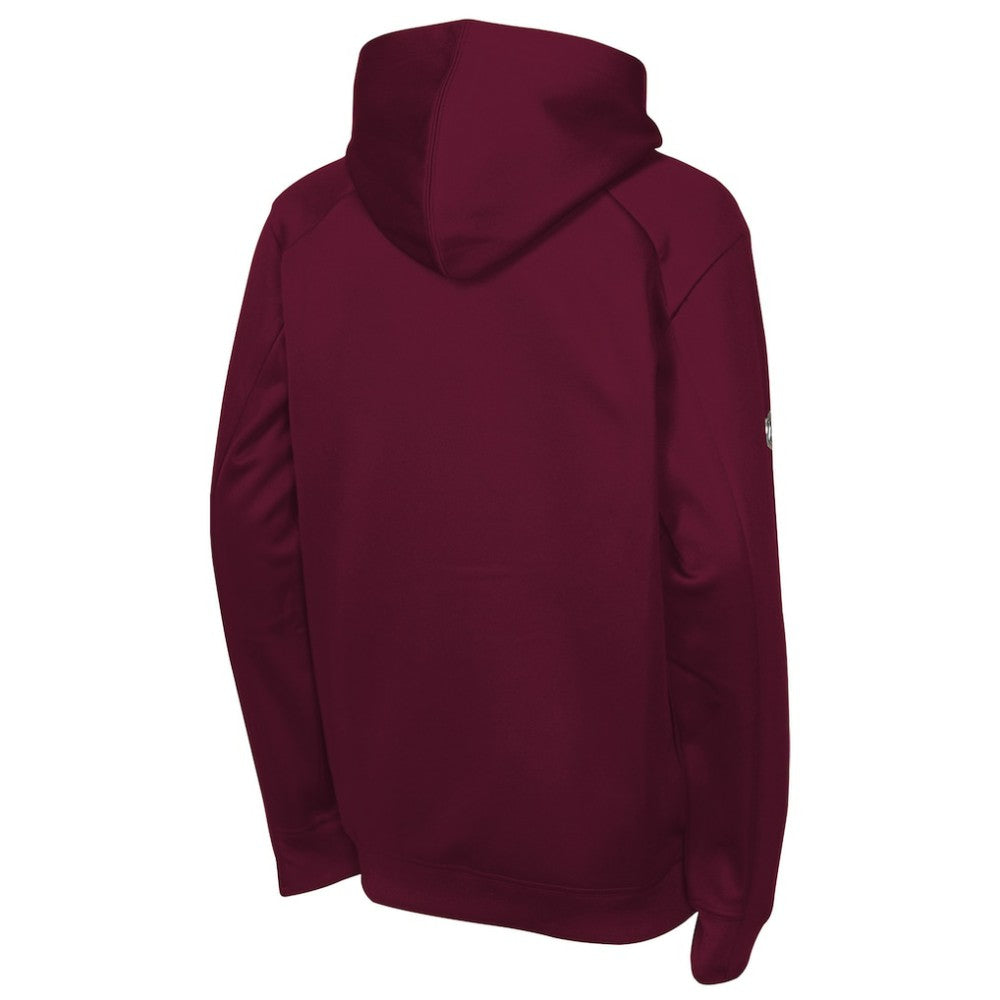Colorado Avalanche Fanatics Youth Authentic Pro Rink Raglan Hoodie - Burgundy - NHL