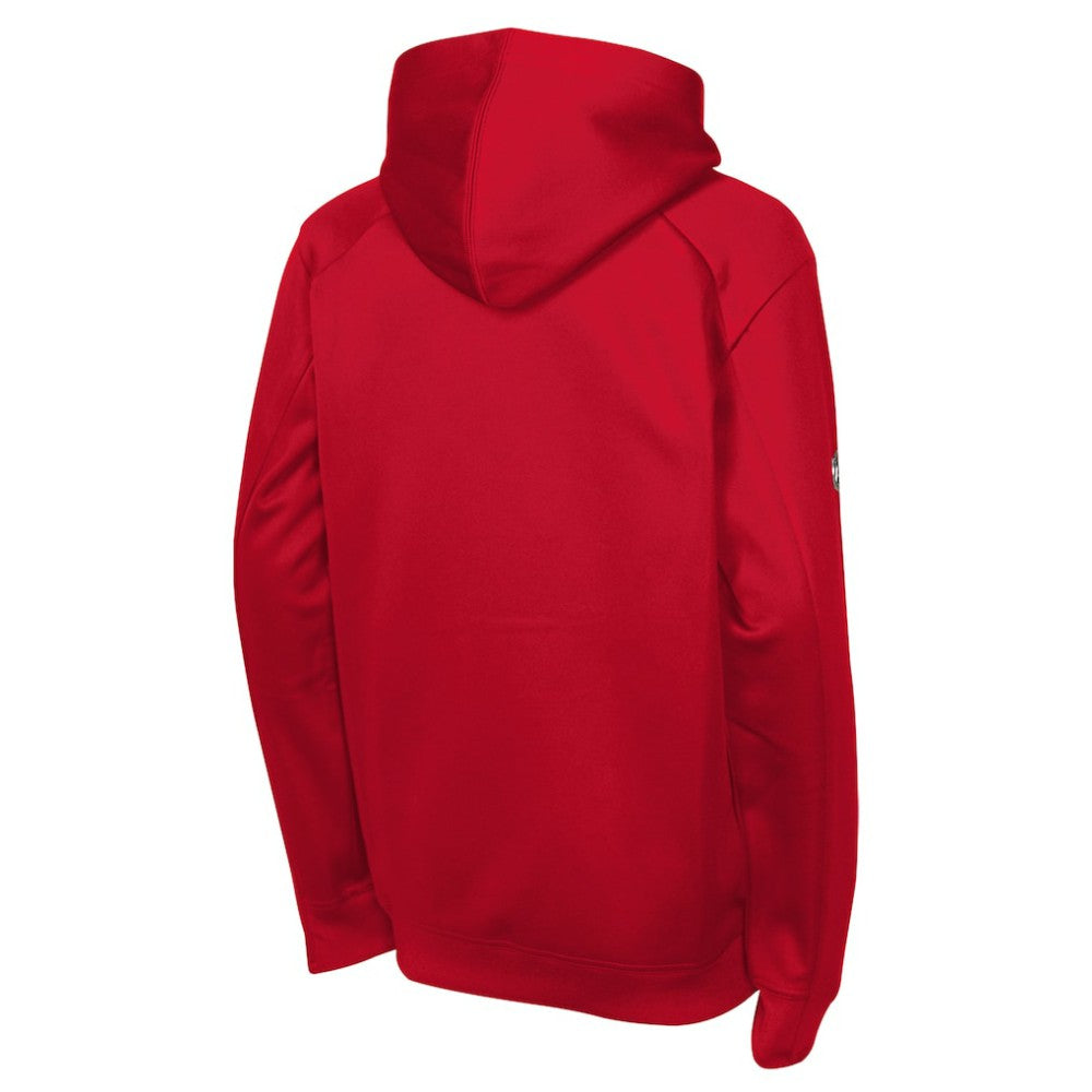 Washington Capitals Fanatics Youth Authentic Pro Rink Raglan Hoodie - Red - NHL