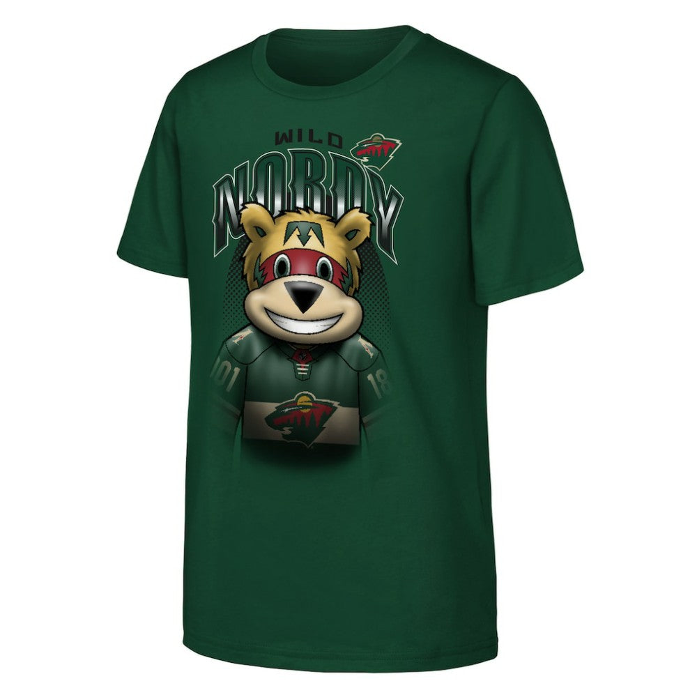 Minnesota Wild Outerstuff Youth Mascot Highlight T-Shirt - Green - NHL