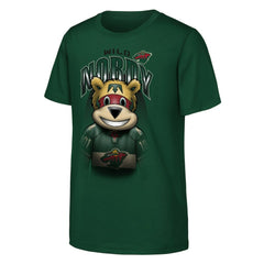 Minnesota Wild Outerstuff Youth Mascot Highlight T-Shirt - Green - NHL