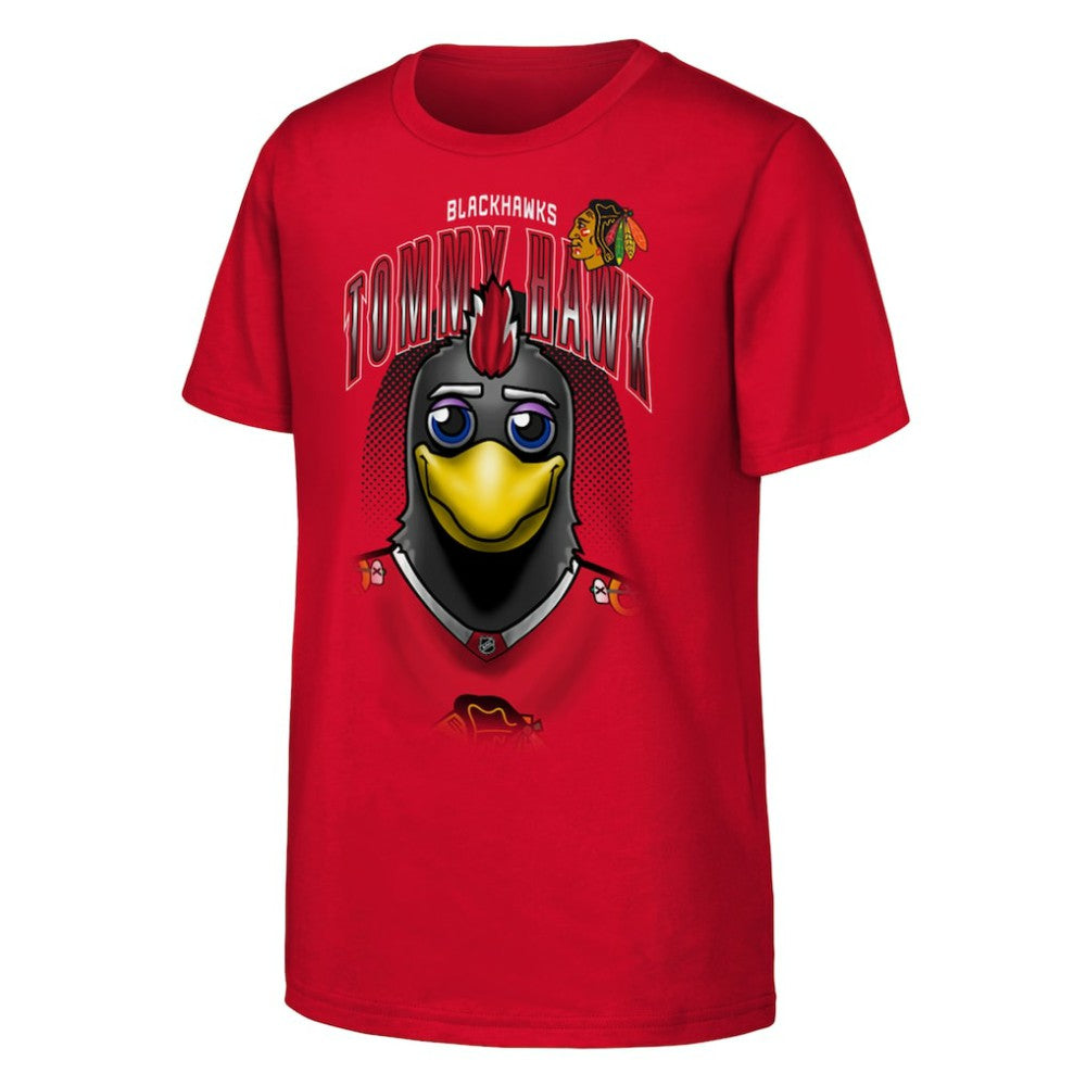 Chicago Blackhawks Outerstuff Youth Mascot Highlight T-Shirt - Red - NHL