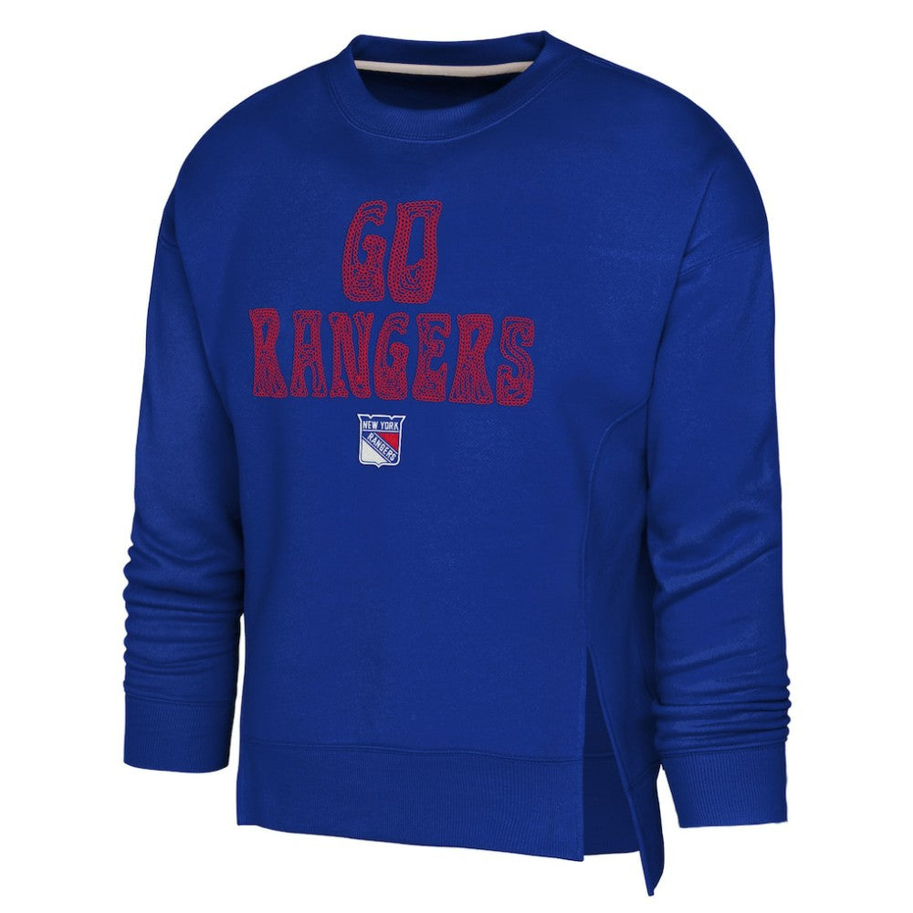 New York Rangers Outerstuff Girls Youth Game Love Sweatshirt - Royal - NHL