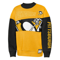 Pittsburgh Penguins Outerstuff Youth Impact Player Sweatshirt - Gold/Black - NHL