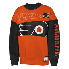 Philadelphia Flyers Outerstuff Youth Impact Player Sweatshirt - Orange/Black - NHL