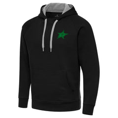 Dallas Stars Antigua St. Patrick's Day Victory Pullover Hoodie - Black - NHL