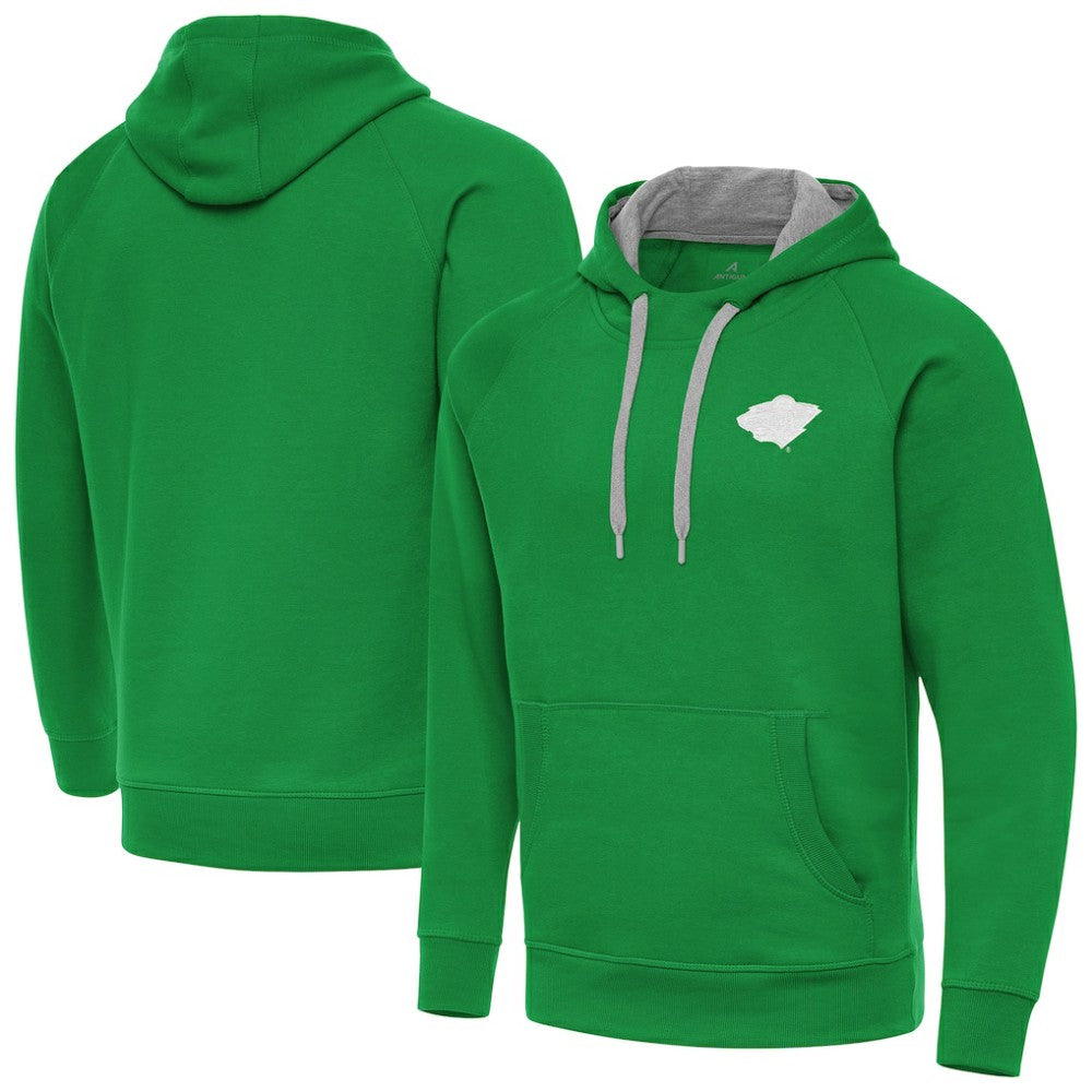 Minnesota Wild Antigua St. Patrick's Day Victory Pullover Hoodie - Kelly Green - NHL