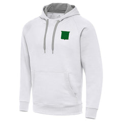 New York Rangers Antigua St. Patrick's Day Victory Pullover Hoodie - White - NHL