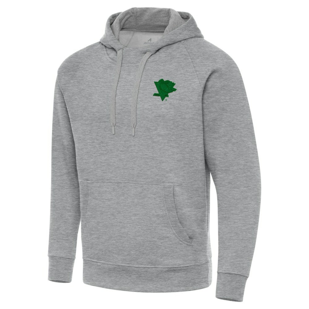 Pittsburgh Penguins Antigua St. Patrick's Day Victory Pullover Hoodie - Heather Gray - NHL