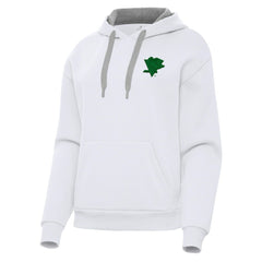 Pittsburgh Penguins Antigua Women's St. Patrick's Day Victory Pullover Hoodie - White - NHL