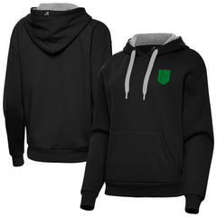 Vegas Golden Knights Antigua Women's St. Patrick's Day Victory Pullover Hoodie - Black - NHL