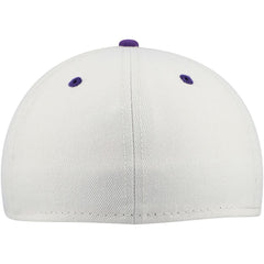Minnesota Vikings New Era Historic Script 59FIFTY Fitted Hat Cream/Purple | NFL