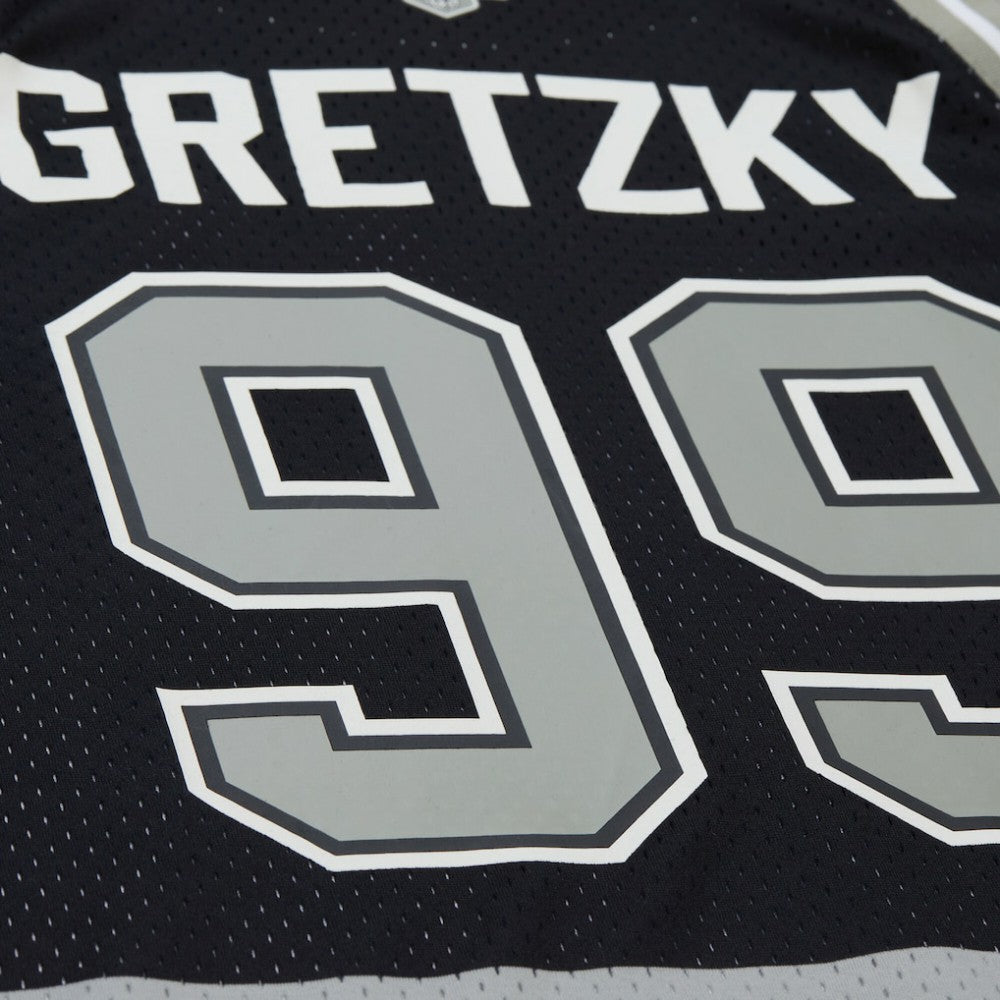 Wayne Gretzky Los Angeles Kings Mitchell & Ness Unisex Maxxed Out Fashion Basketball Jersey - Black - NHL