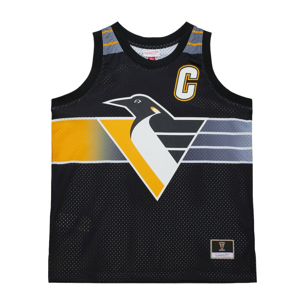 Mario Lemieux Pittsburgh Penguins Mitchell & Ness Unisex Maxxed Out Fashion Basketball Jersey - Black - NHL