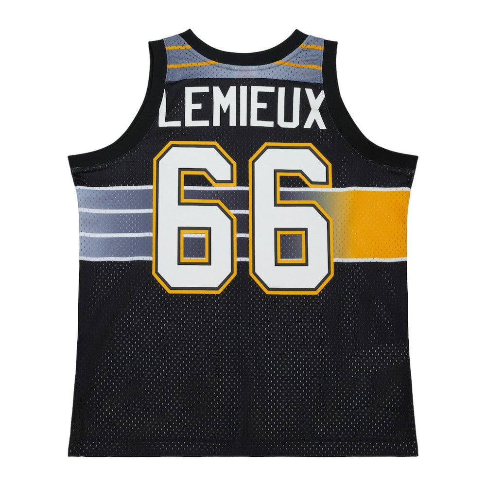 Mario Lemieux Pittsburgh Penguins Mitchell & Ness Unisex Maxxed Out Fashion Basketball Jersey - Black - NHL
