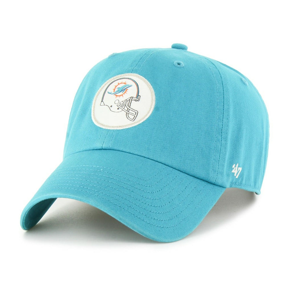Miami Dolphins '47 Hard Hat Clean Up Adjustable Hat Aqua | 47 brand