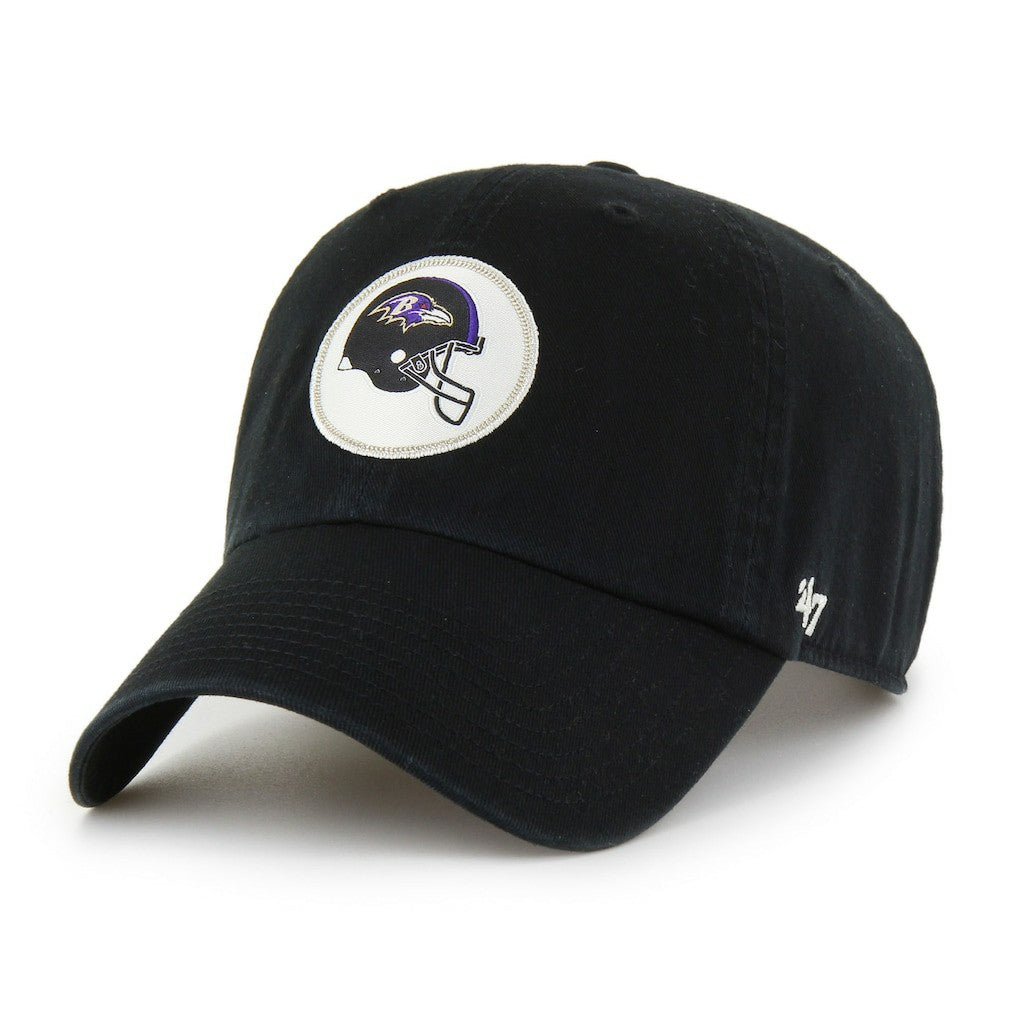 Baltimore Ravens '47 Hard Hat Clean Up Adjustable Hat Black | 47 brand