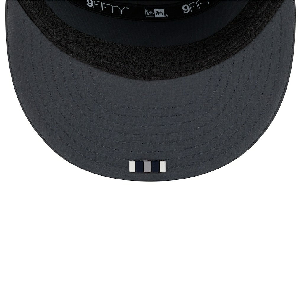 Dallas Cowboys New Era 2025 Sideline Cold Weather Split Panel 9FIFTY Snapback Hat Charcoal | NFL