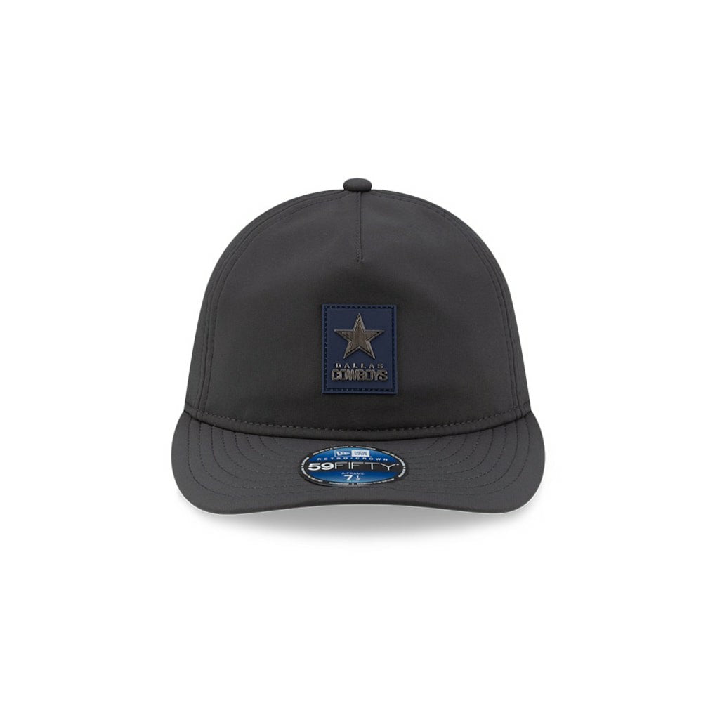 Dallas Cowboys New Era 2025 Sideline Cold Weather Retro Crown 59FIFTY Fitted Hat Charcoal | NFL
