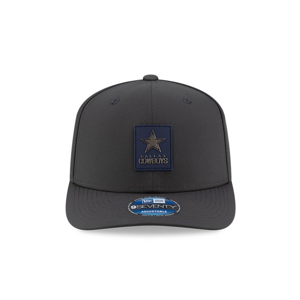Dallas Cowboys New Era 2025 Sideline Cold Weather 9SEVENTY Adjustable Hat Charcoal | NFL