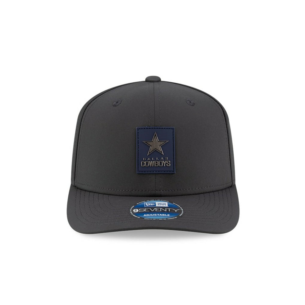 Dallas Cowboys New Era 2025 Sideline Cold Weather 9SEVENTY Adjustable Hat Charcoal | NFL