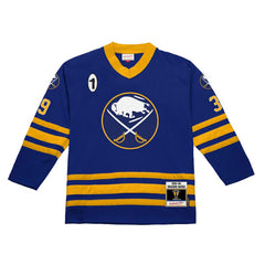 Dominik Hasek Buffalo Sabres Mitchell & Ness 1995-96 Power Play Jersey - Royal - NHL