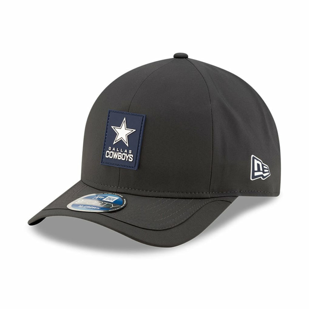 Dallas Cowboys New Era 2025 Sideline Cold Weather 9FORTY M-Crown Adjustable Hat Charcoal | NFL