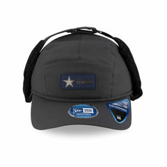 Dallas Cowboys New Era 2025 Sideline Cold Weather Runner Dog Ear Adjustable Hat Charcoal | NFL