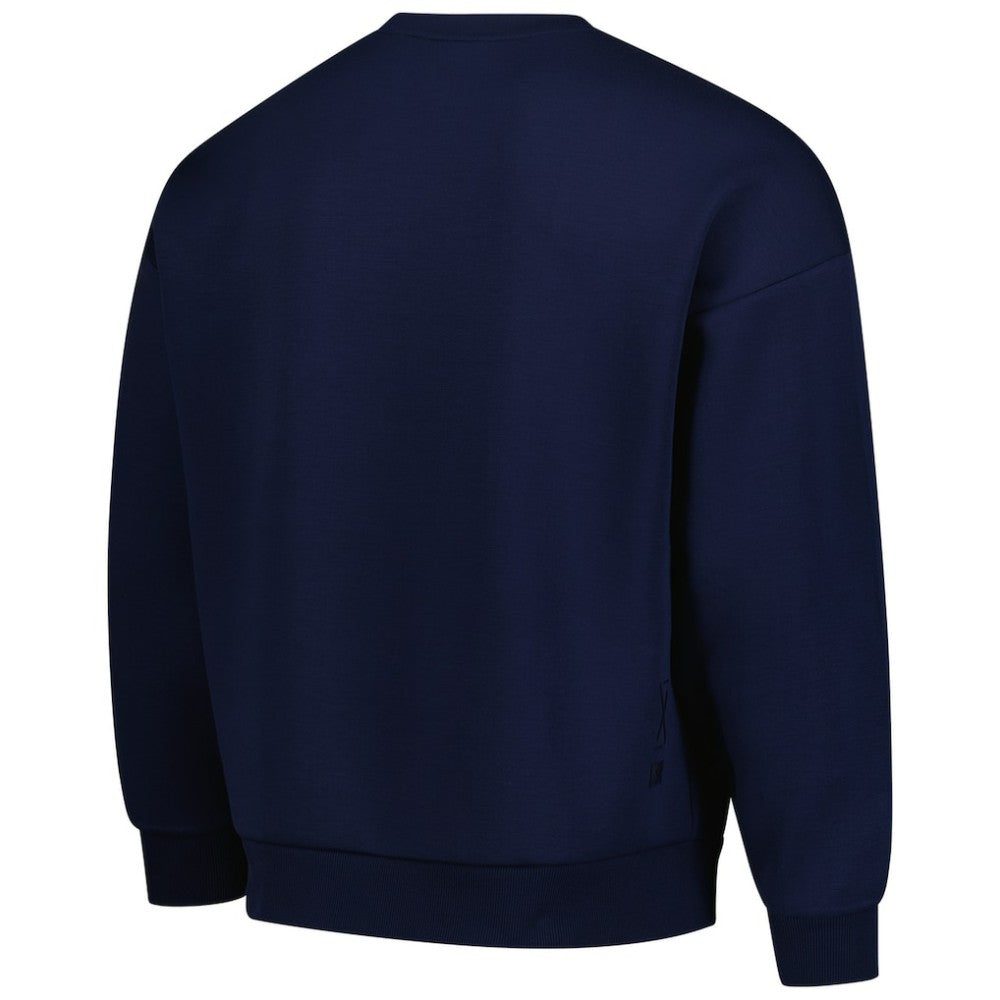 USMNT Levelwear Luxe Signature Lineage Tri-Blend Pullover Sweatshirt Navy - FIFA World CUP