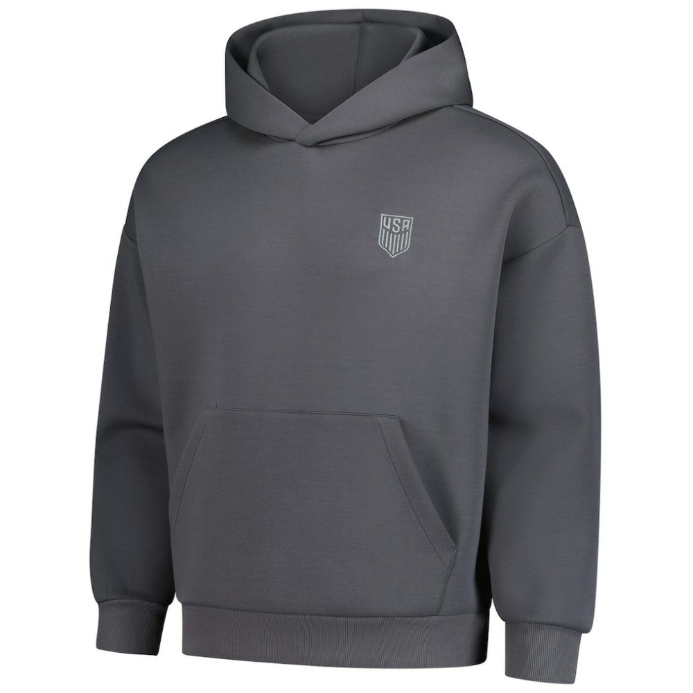 USMNT Levelwear Luxe Signature Tri-Blend Pullover Hoodie Gray - FIFA World CUP