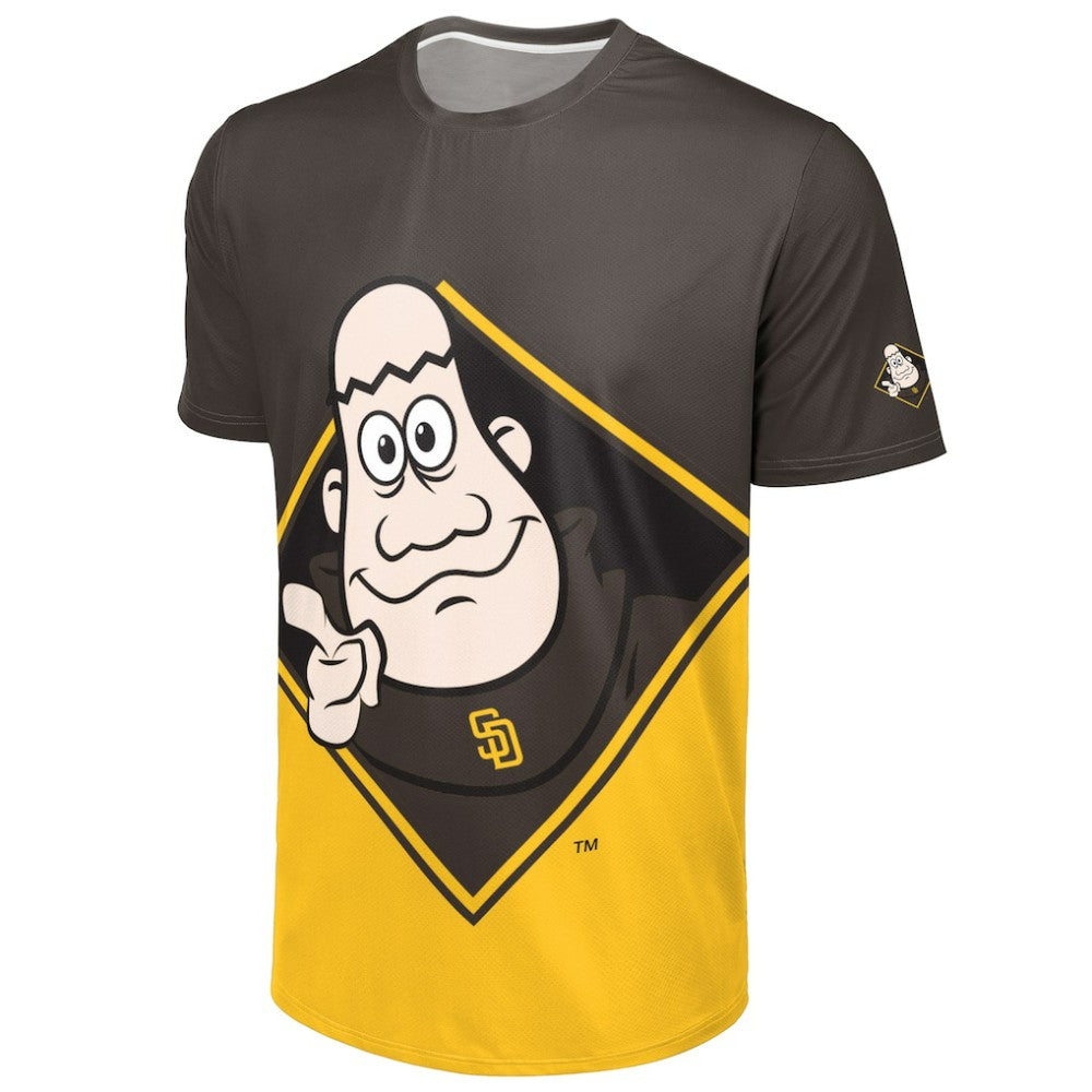San Diego Padres FOCO Big Logo Mascot T-Shirt - MLB